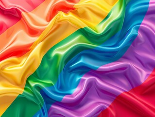 Pride month banner rainbow