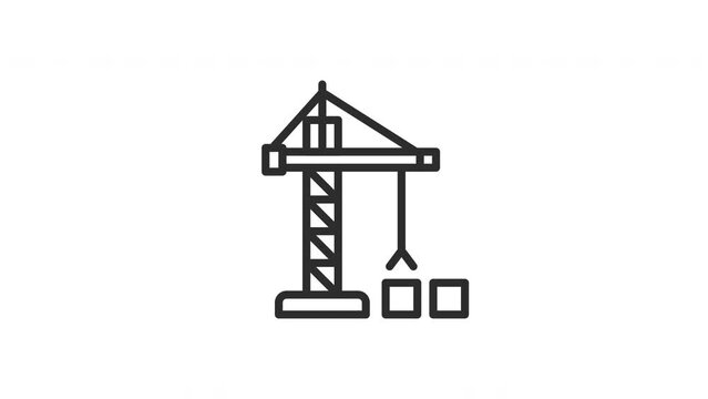crane icon animation