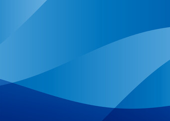 鮮やかな青の抽象ウェーブ背景