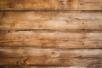 Fototapeta premium Background with old brown horizontal planks