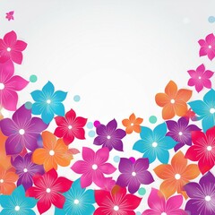 Obraz premium Generative AI Flower background
