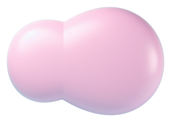 PNG Speech bubble balloon softness circle.