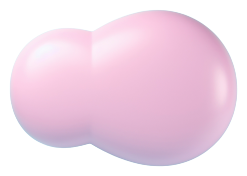 PNG Speech bubble balloon softness circle.