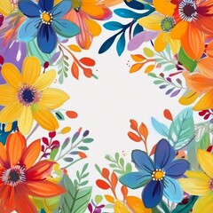 Obraz premium Generative AI Flower background