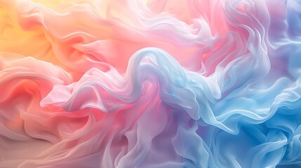 Obraz premium Soft Gradient Flowing Colors Abstract Background Ideal for Beauty Product Mockup