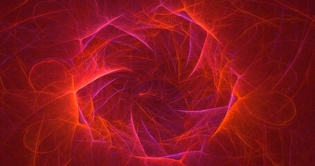 Fototapeta premium 3D manual Fractal illustration. Abstract rendering multicolor technology light background. The illustration is not generated by AI.