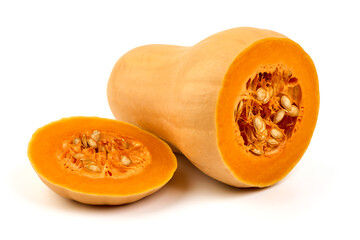 Pumpkin, isolated on white background.