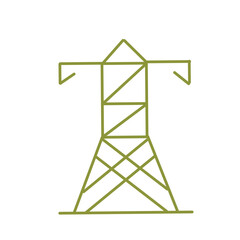 Electrical Energy Tower Icon