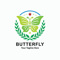 Butterfly logo design 