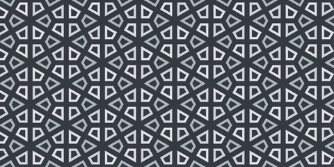 A black and white patterned background with white squares
