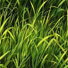 Fototapeta premium illustration art pattern of grass