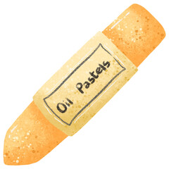 Set of school supplies. Flat illustration in hand drawn style. Back to school