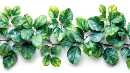 Algorithmic Foliage: Summer Branches and Leaves in AI Art