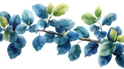 Algorithmic Foliage: Summer Branches and Leaves in AI Art