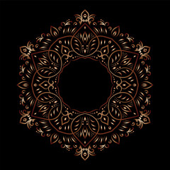 Mandala. Vintage decorative elements. Oriental pattern,illustration, ottoman motifs