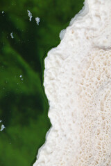 crystal in pond, danakil depression