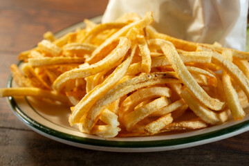 A view of french fries.