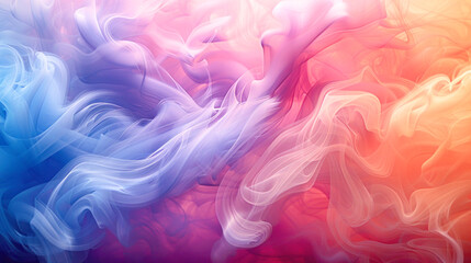 Vibrant smoke against purple, pink, violet, magenta, and electric blue backdrop in detailed view
