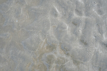 details of sand that were eroded by sea water Along the coast of Thailand