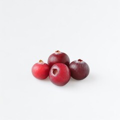 Cranberry isolated on white background