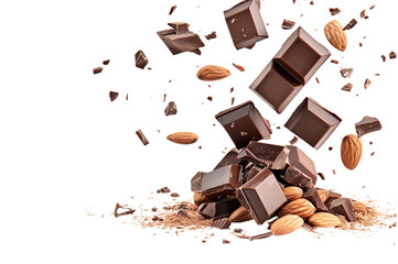 
melted liquid chocolate or creamy foundation makeup isolated on white background, 3d rendering illustration in the style of high resolution photography