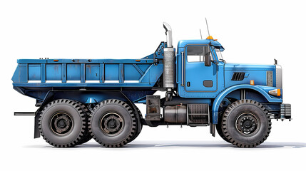 Obraz premium Ftat truck isolated on white background vector image