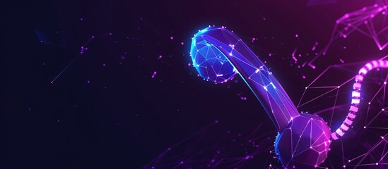 a wireframe of a telephone receiver