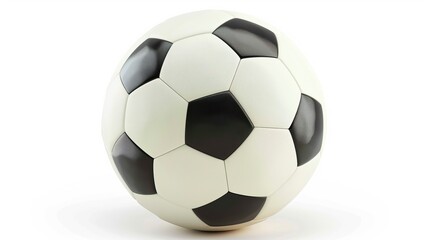 Fototapeta premium illustration of football isolated in white background