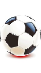 illustration of football isolated in white background