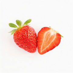 Strawberry isolated on white background