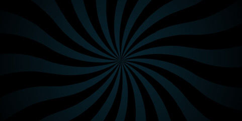 	
Vector Abstract black and gray sun rays sunburst backdrop background. seamless retro vintage burst sunrise sunbeam element spiral striped illustration sunray template wallpaper design.