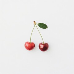 Cherry isolated on white background