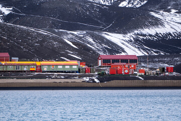 Deception Island. Atrarctica. Volcanic. Wild nature
