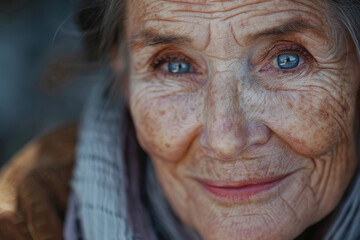 portrait of a female senior person