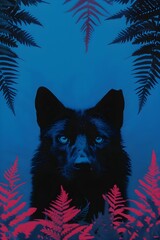 Exotic animal photography magazine cover