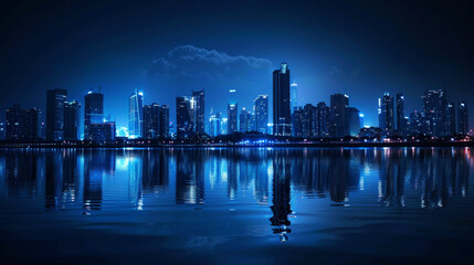 Fototapeta premium landscape of skyline