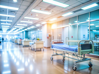 hospital corridor in hospital