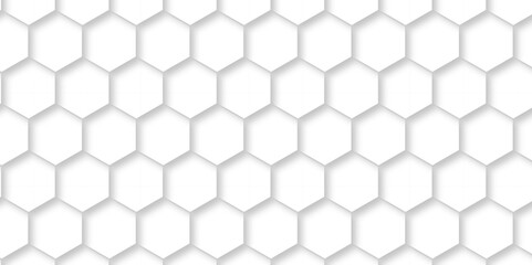 Vector White Hexagonal Background. Luxury White Pattern. Vector Illustration. 3D Futuristic abstract honeycomb mosaic white background. geometric mesh cell texture. modern futuristic wallpaper.