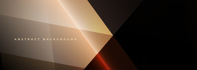 Modern brown abstract background with geometric shapes. Vector illustration