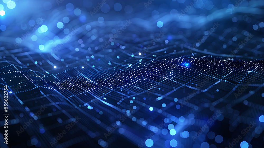 Sticker technology network background