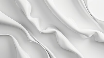 Obraz premium Smooth lines on a plain white backdrop