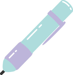 Pen icon, stationery illustration