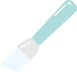 Paintbrush icon stationery illustration