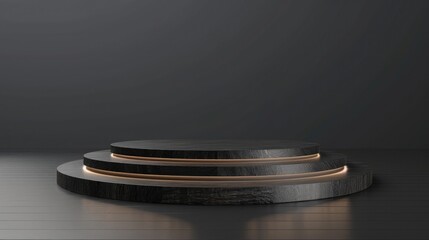 3d rendering podium platform