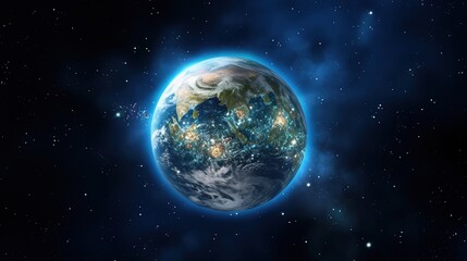 Fototapeta premium earth in space