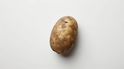 Fototapeta premium Potato on a white background