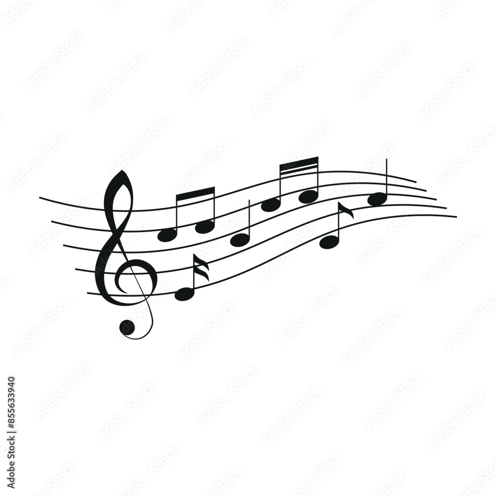 Poster Music Note Icon