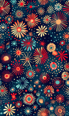 wallpaper, tiles or carpet cartoon illustrator, seamless pattern.