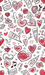 wallpaper, tiles or carpet cartoon illustrator, seamless pattern.