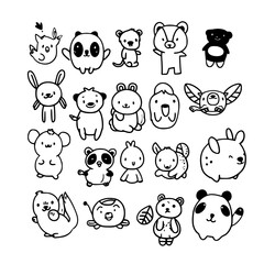 cute animal svg, farm animal svg, Animal clipart, Animal Svg, Doodle Svg, Safari animal svg, Animal Doodle Svg, Line Art Svg, Animal Face Svg, Jungle Animal Svg, Animal Head Svg, Woodland Animals Svg,